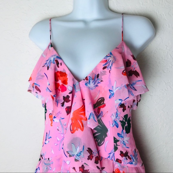 C/Meo Collective Elude Short Sleeve Floral Dress - Picture 2 of 7